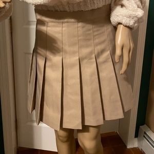 ONLY ONE LEFT! American Apparel Khaki tennis Skirt